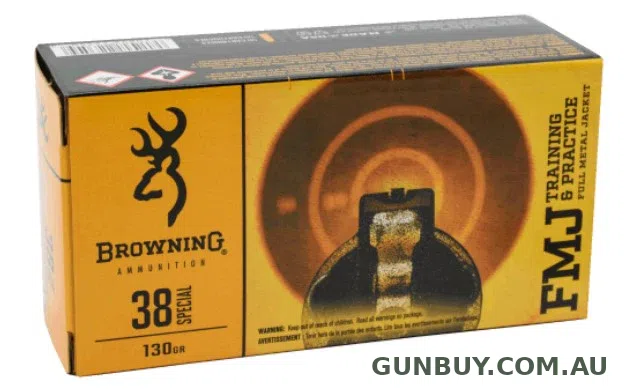 Claremont Firearms Browning BPT .38SPl 130gn FMJ 50Pk