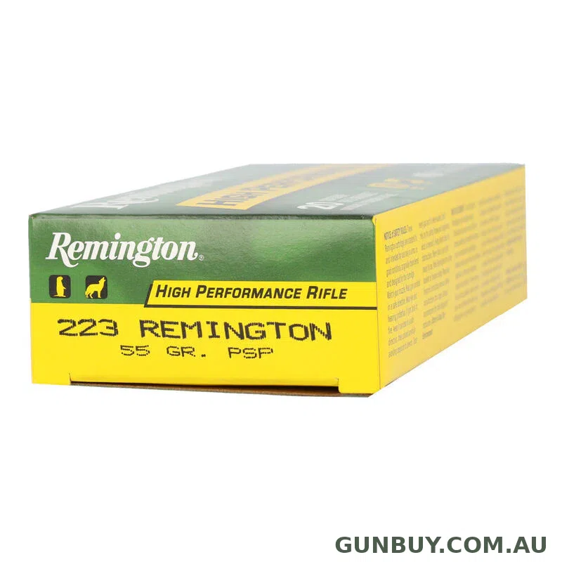 Claremont Firearms REMINGTON CORE-LOKT .223 55GN POINTED SOFT POINT AMMO 20PK R223R1