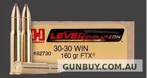 Claremont Firearms HORNADY .30-30 160G LEVEREVOLUTION