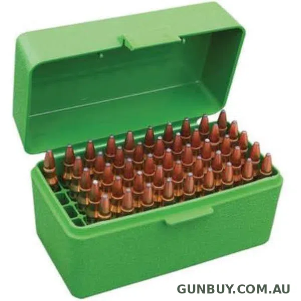 Claremont Firearms MTM H50-RS-24 50 RND HANDLED AMMO BOX BLUE .223