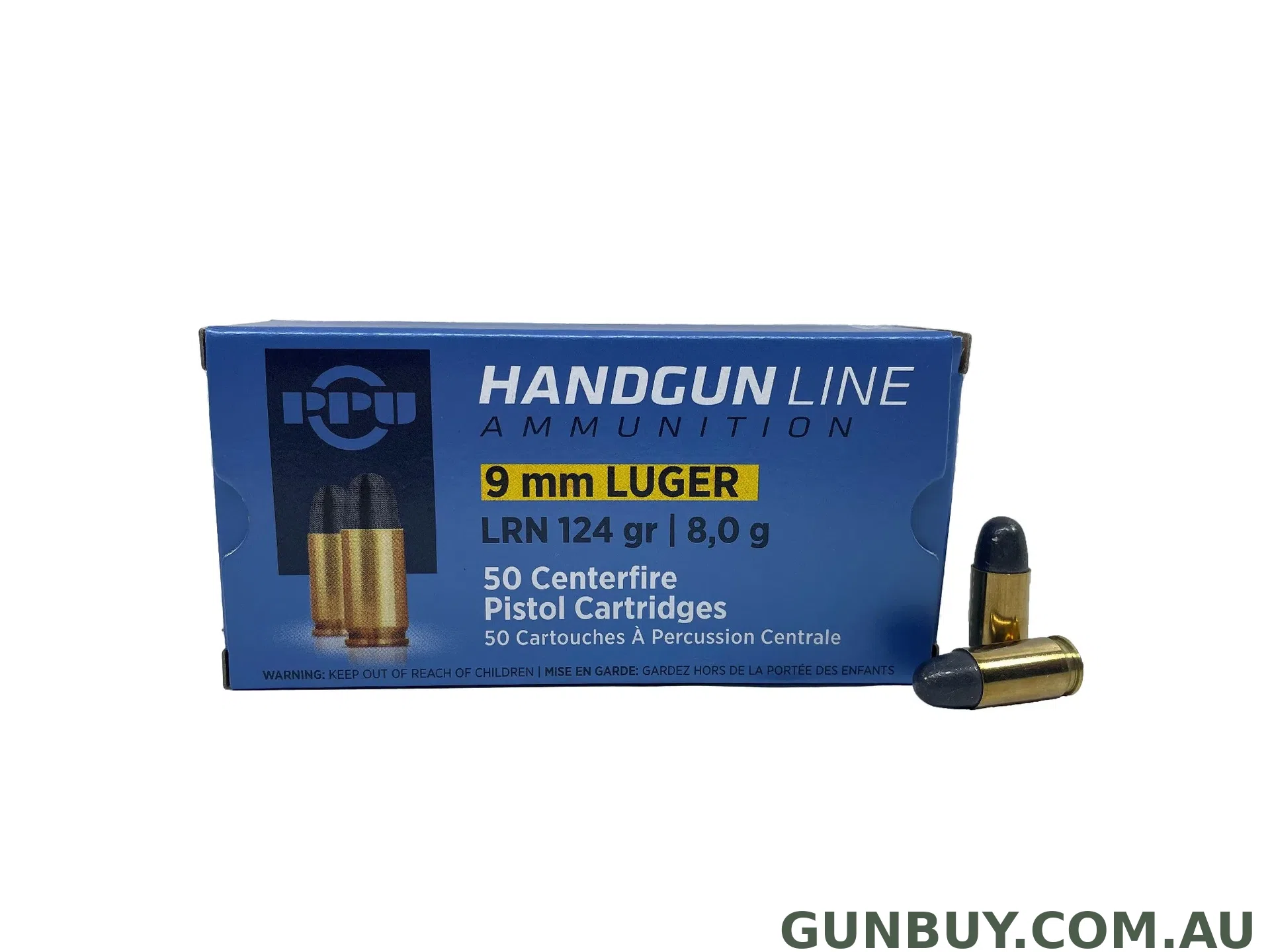 Claremont Firearms PPU 9mm 124gn LRN 50pk