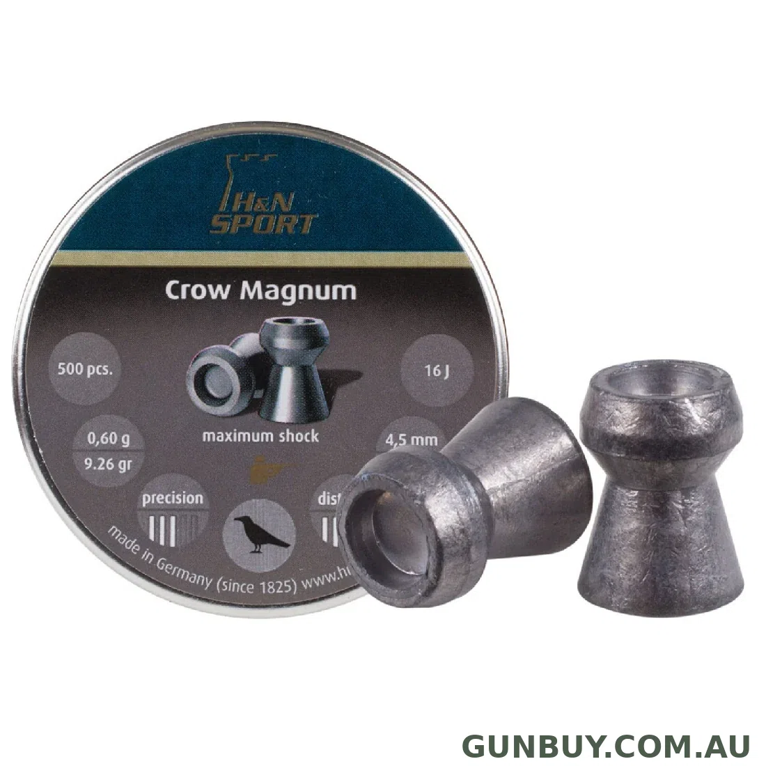 Claremont Firearms H&N .177 CROW MAGNUM 8.80GR 500PCE