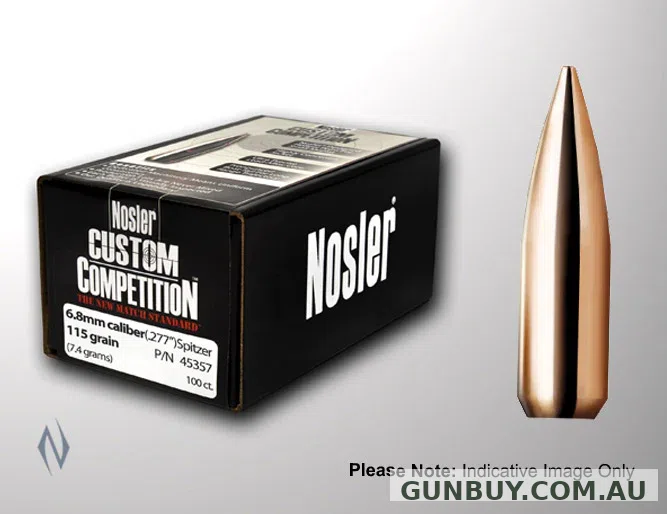 Claremont Firearms NOSLER 224 69GR HPBT CUSTOM COMP 100PK NCC2269