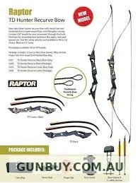 Sanlida RAPTOR TD HUNTER RECURVE BOW KIT