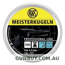 RWS .177 Meisterkuglen .53g 4.5head