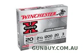 Winchester 20G 2.75" #3 Buck 20 Pellets