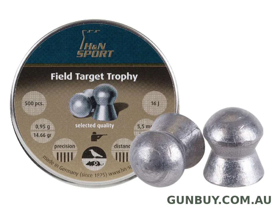Claremont Firearms H&N .22 FIELD TARGET TROPHY 14.66gr 250PK