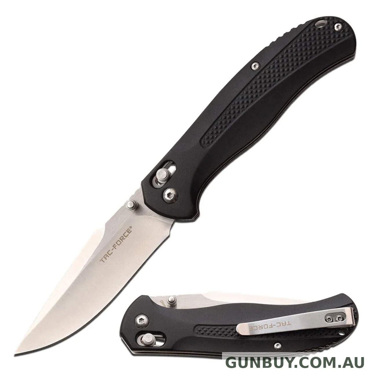 Tac Force Black Tactical Folding Knife