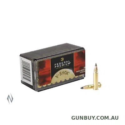 Claremont Firearms FEDERAL VITAL-SHOK .17HMR 17GN V-MAX 50 PACK