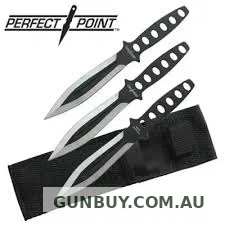 Snake Eyes Black Throwing Knives Set