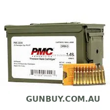 PMC 55GR FMJ BRONZE LINE 840 BULLET AMMO TIN