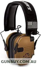 Walker RAZOR SLIM ELECTRONIC EARMUFF BATTLE BROWN