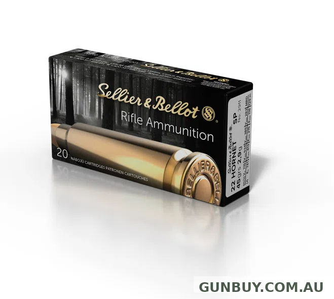 Claremont Firearms SELLIER & BELLOT .22HORNET 45G SP 20PACK