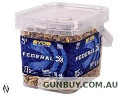 Claremont Firearms FEDERAL .22LR 36GR HP 1375 RND BUCKET CHAMPION