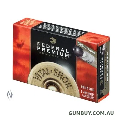 Federal Vital-Shok Slug 28gm Tru-Ball 1600fps 5pk FPB127RS