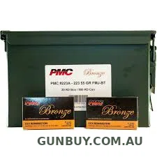 PMC .223 Rem 55gr SP Bronze Line 800rd Tin