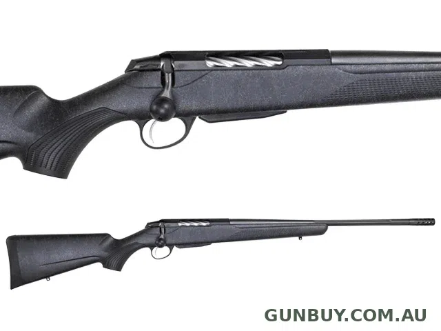 Tikka T3X Roughtech Black 24" With Muzzle Brake D18