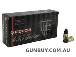 Fiocchi 455 Webley 50pk