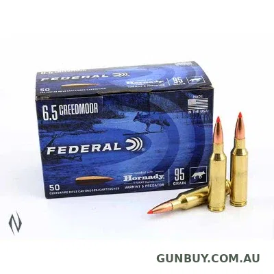 Claremont Firearms FEDERAL VARMINT 6.5CM 90GN V-MAX 50PK