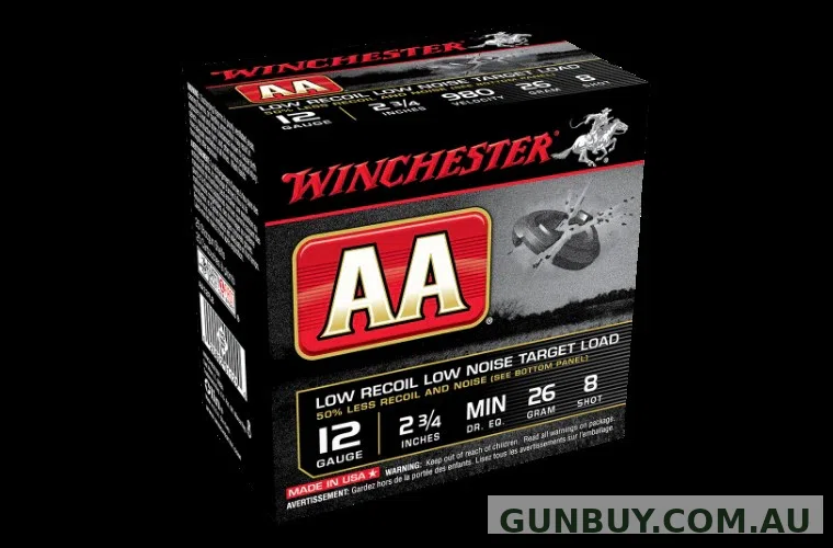 Claremont Firearms WINCHESTER AA 12G #08 26GM FEATHERLITE 980FPS 25BX