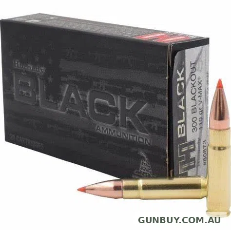 Claremont Firearms HORNADY .300BO 110GN VMAX BLACK