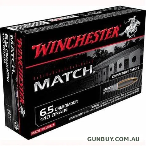 Claremont Firearms WINCHESTER 6.5CM 140GN MATCH 20PK