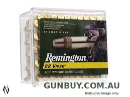 Remington .22LR 36GR TCSB VIPER HYPER VELOCITY 100PK