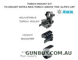 EAGLEYE Scope Mount Package For Alpex LRF Torch Mount