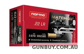 Norma MATCH-22 40GRN LRN 50PK