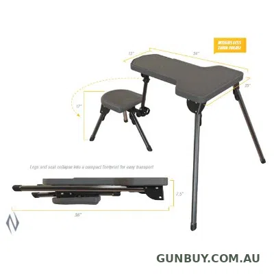Claremont Firearms CALDWELL STABLE TABLE LITE