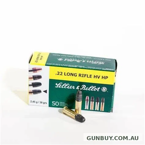 Claremont Firearms SELLIER & BELLOT .22 38GN HV HP