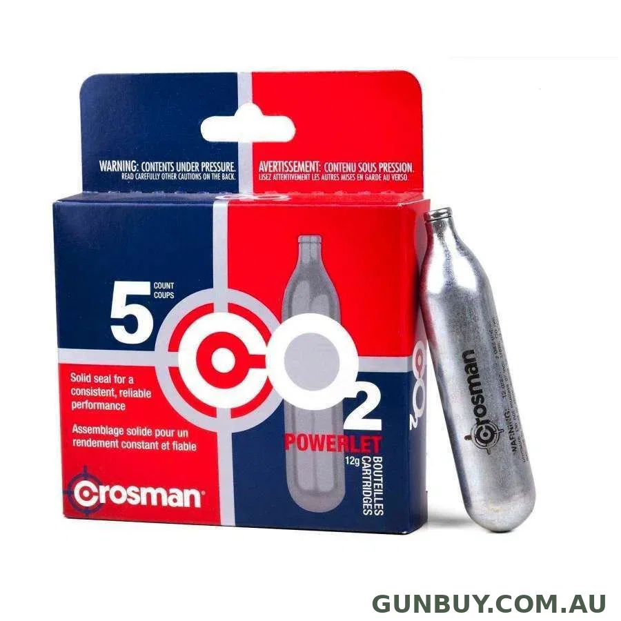 Claremont Firearms CROSSMAN CO2 CYLINDERS 5PK 231B