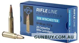 PPU .308 180GR SP 20PK