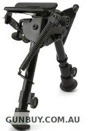 Claremont Firearms HARRIS BIPOD S SERIES 6-9" BENCH REST Grub SCREW HS-BR