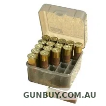 Claremont Firearms MTM S25-12M-11 25 RND HINGED TOP AMMO BOX GREY 3.5"