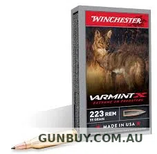 WINCHESTER .223rem 55GR VARMINT X