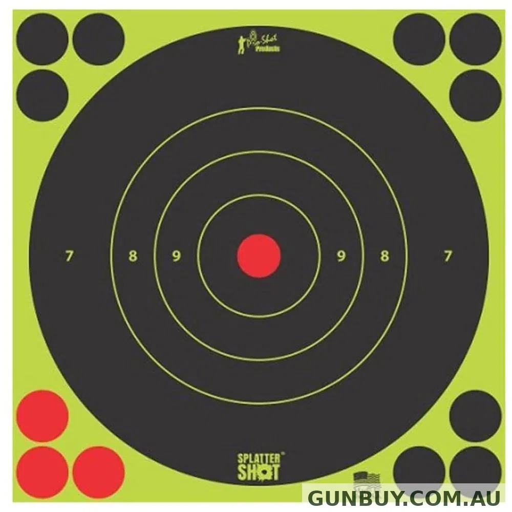 Pro Shot SPLATTER SHOT 6'' BULLSEYE 12PK