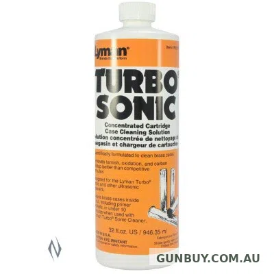 Claremont Firearms LYMAN TURBO SONIC CASE CLEANING SOLUTION 32 OZ LY-TSC32