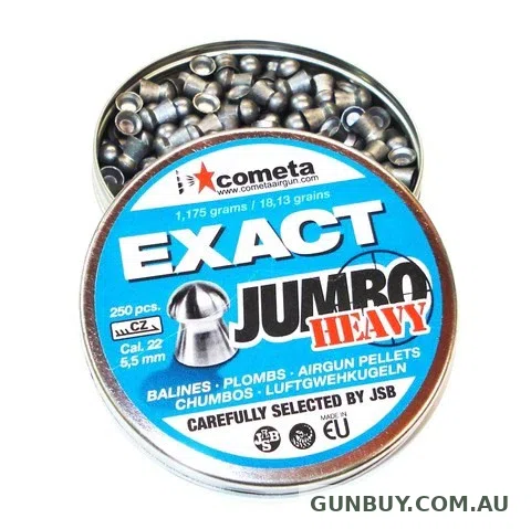 Claremont Firearms COMETA .22 JSB EXACT JUMBO HEAVY 18.13gr 250pce