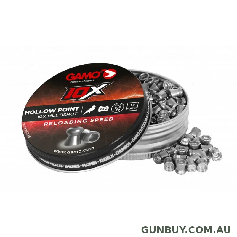 Claremont Firearms GAMO PELLETS .177 10X HOLLOW POINT