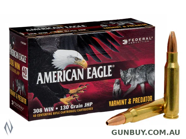 Claremont Firearms FEDERAL AE .308 130GN Speer HOLLOW POINT 40PK FAE308VP