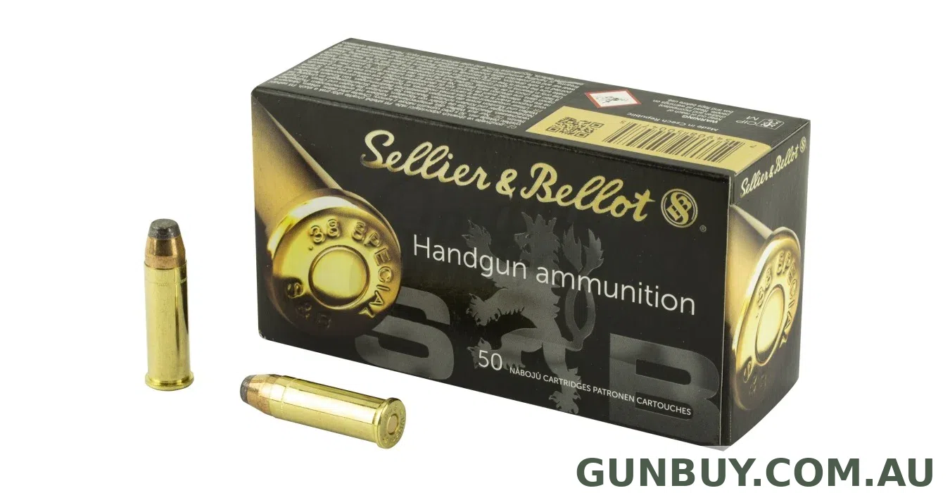 Claremont Firearms Sellier & Bellot .38SPL 158gn JSP 50pk