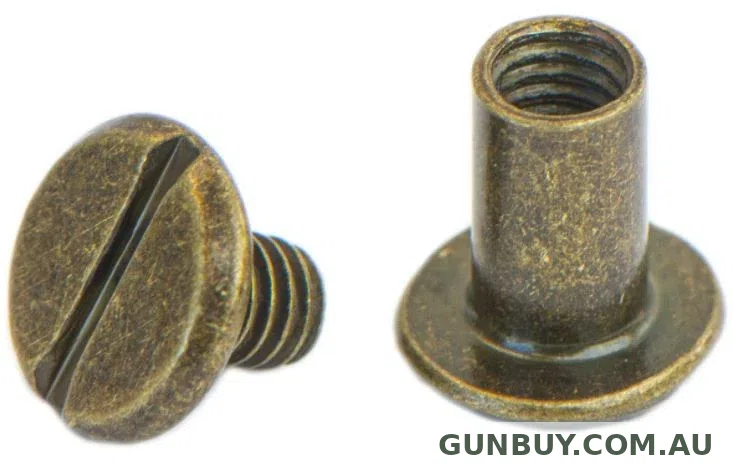 Claremont Firearms GROVTEC CHICAGO SCREW BRASS