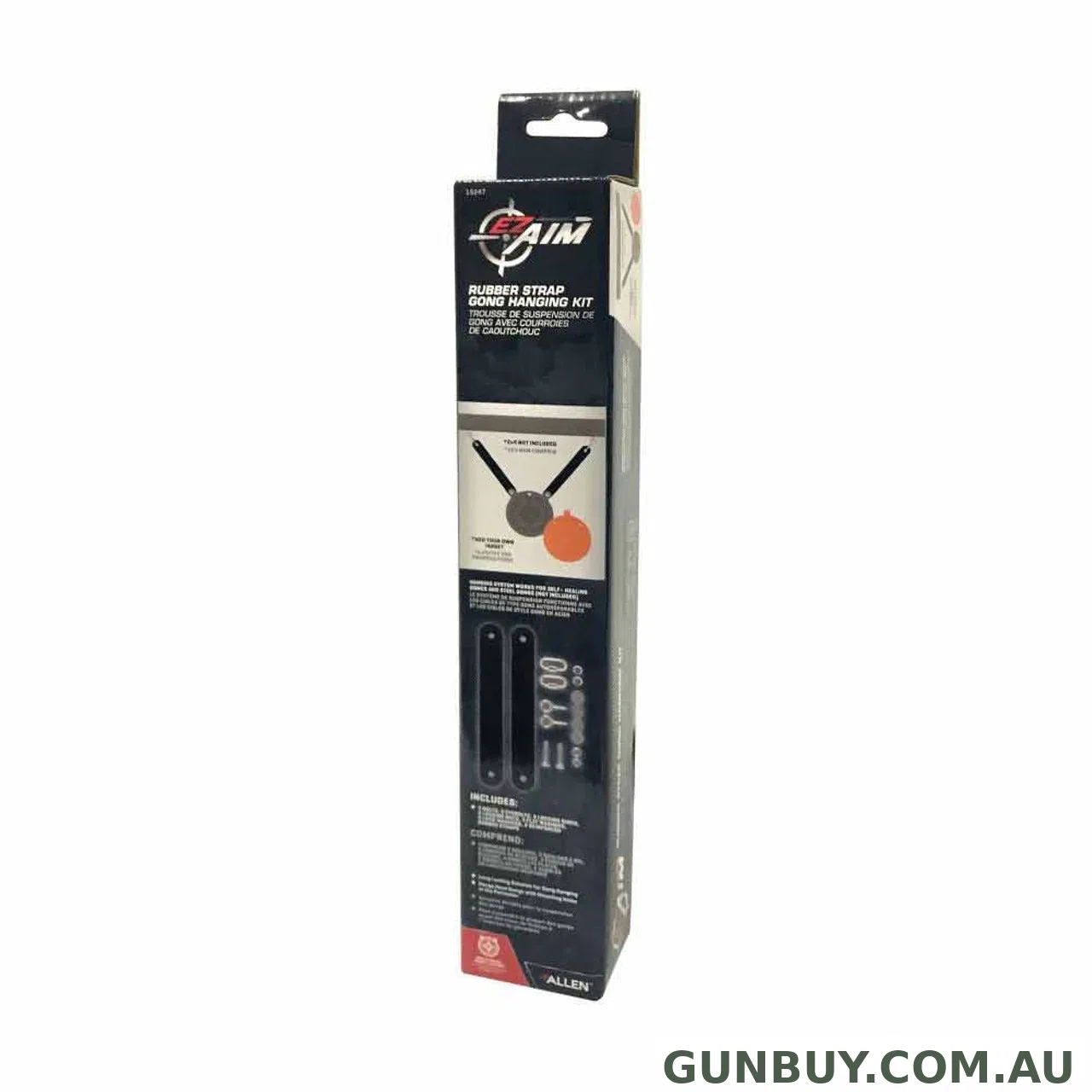 Allen EZ AIM GONG TARGET RUBBER STRAP HANGING KIT