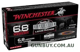 Winchester 6.8western 165gn Accubond Long Range Expedition Big Game