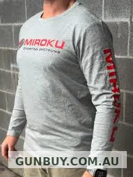 Miroku PRECISION LONG SLEEVE TEE GREY 3XL