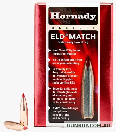 Claremont Firearms HORNADY .264 147GN ELD-M 2000PK