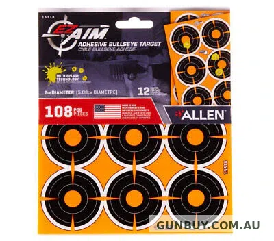 Allen EZ AIM 2'' BULLSEYE SPLATTER