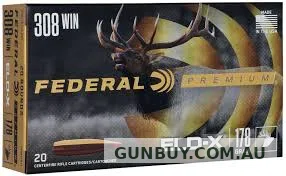 Federal Premium .308 178gr ELDX 20pk