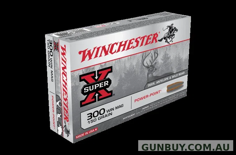 Claremont Firearms WINCHESTER .300WIN 150GN POWER POINT X30WM1